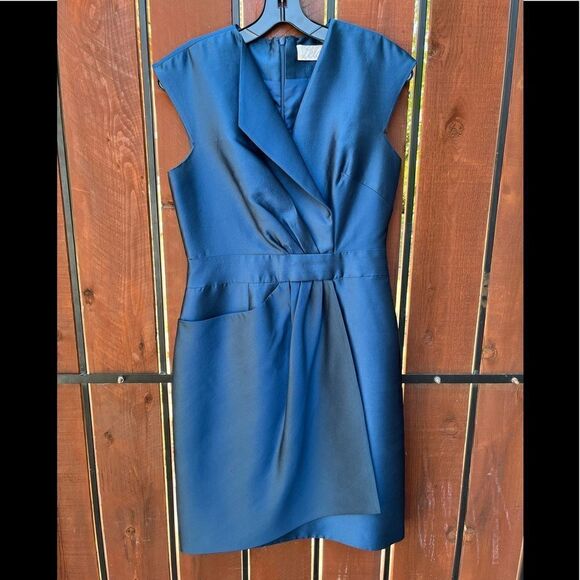 Lela Rose Cocktail dress blue size 6 - Picture 1 of 6